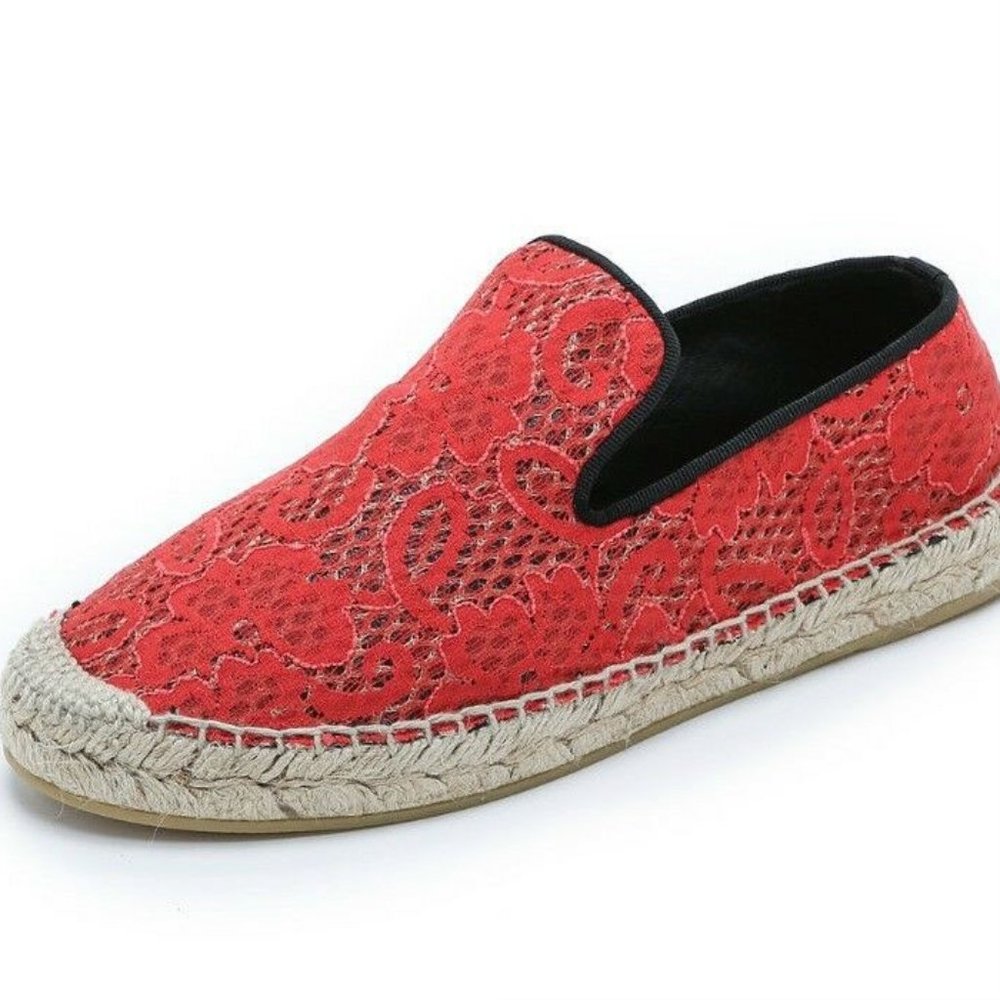 Ash Women's •Zoe Lace• Slip-on Espadrille • Size 39EU